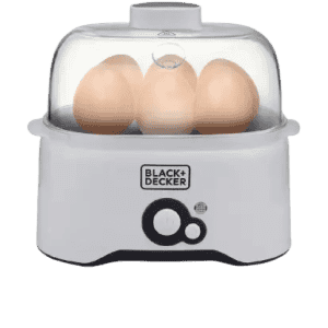 BLACK+DECKER Appliances BXEG2801IN 280 Watt Egg Cooker with 6 Eggs Capacity | White