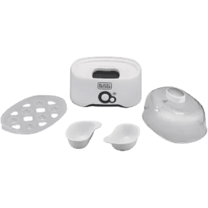 BLACK+DECKER Appliances BXEG2801IN 280 Watt Egg Cooker with 6 Eggs Capacity | White