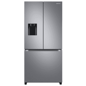 Samsung 579 L Inverter Frost-Free French Door Refrigerator | RF57A5232SL/TL, | Ez Clean Steel | Convertible) | Real Stainless | Convertible | Silver