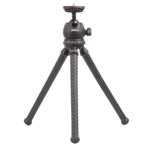 JMARY MT25 Portable Black With Phone Holder Ball Head Selfie Stick Flexible Octopus