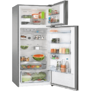 BOSCH  | Series 4 334 Litres 3 Star Frost Free Double Door Convertible Refrigerator with Temperature Display | CTC35S032I | Sparkly Steel |