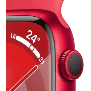 Apple Watch Series 9 | GPS + Cellular 45mm | RED Case & RED Sport Band
