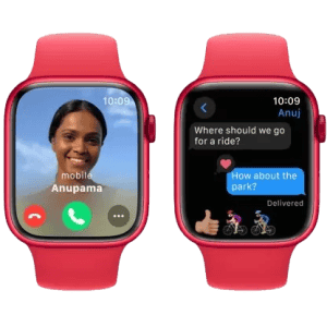 Apple Watch Series 9 | GPS + Cellular 45mm | RED Case & RED Sport Band