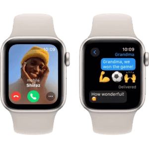 Apple Watch SE | GPS + Cellular 40mm Starlight Case & Starlight Sport Band | Starlight Sport Strap