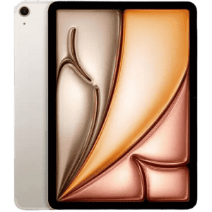 Apple |  2024 | iPad  Air M2 | 128 GB ROM | Wi-Fi Only  | Starlight | MV293HN/A
