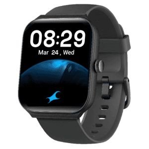 Fastrack  Reflex Horizon Smartwatch | 4.17 cm | UltraVU Display  |  100 Plus Sports Modes | Black