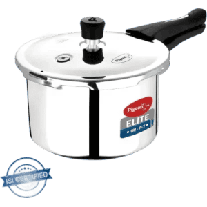 Pigeon Elite Shine 2 L Induction Bottom Pressure Cooker | Stainless Steel
