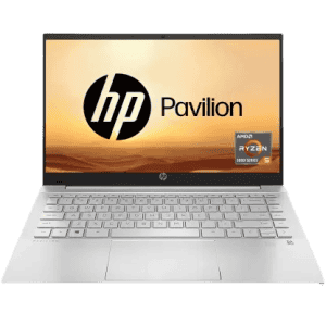 HP Pavilion AMD Ryzen 5 Hexa Core Thin and Light Laptop | 5625U  | 14-EC1003AU | 8 GB/512 GB SSD/Windows 11 Home | Natural Silver
