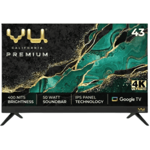 Vu 43CA |  Smart Google TV 2023 Edition  | 4K |  108 cm (43 Inch)