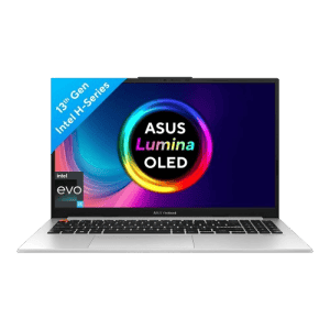 ASUS Vivobook S 15 OLED 2023 Intel Core EVO i5-13500H Thin & Light Laptop | S5504VA-MA543WS | 13th Gen | 15.6″ | 39.62 cm | 2.8K 120Hz OLED | 16GB | 512GB SSD | Windows 11 | Office 2021 | 75WHr | Silver | 1.7 kg