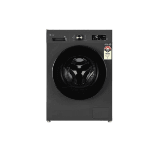 LG Fully Automatic Front Load Washing Machine | 8 kg | In-built Heater | Grey Black | FHB1208Z4M