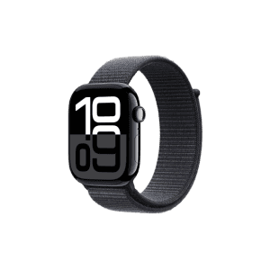 Apple Watch Series 10 | GPS | 46mm | Jet Black Aluminium with Ink Sport Loop | Ink Strap