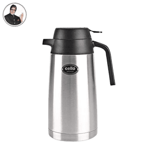 cello | MAGNUM | SS CARAFE | 800 ML| Flask |  Steel | Black
