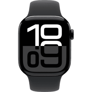 Apple Watch Series 10 | GPS | 46mm | S/M |  Aluminium Case Sport Band | jet black Strap