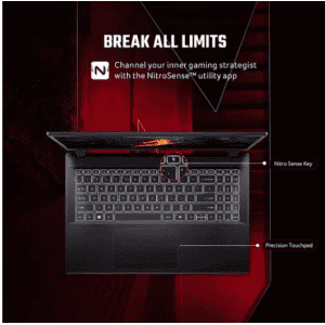 Acer Nitro Gaming Laptop | AMD Ryzen 7 Octa Core | 7735HS | 16 GB | 512 GB | NVIDIA GeForce RTX 4050 | Obsidian Black | ANV15-41