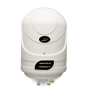 V-Guard Sprinhot 10 Litre Water Heater | Wall Mount | Ivory