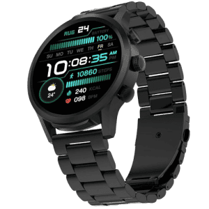 Fire-Boltt Infinity Luxe  Stainless Steel Luxury Smartwatch | Black