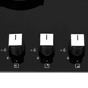 FABER Hobtop Nexus HT603 CRS BR CI Glass Top Automatic Hob | 3 Burners