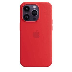 Apple iPhone 14 Pro Silicone Case with MagSafe | Red