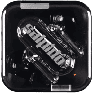 Salpido S06 Ear Waves Buds | Mic True Wireless | Translucent Design | 13mm Driver Bluetooth | Black