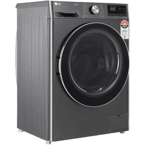 LG Washing Machine | FHP1208Z9B | 8 kg | Fully Automatic Front Load with In-built Heater | Black