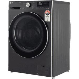 LG Washing Machine | FHP1208Z9B | 8 kg | Fully Automatic Front Load with In-built Heater | Black