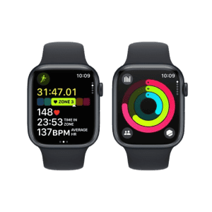 Apple Watch Series 9 GPS | 45mm | Midnight Sport Band | M/L | Midnight Aluminium Case | MR9A3HN/A