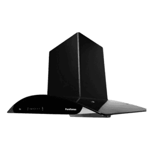 Pureflames MAX 90 Wall Mount Chimney | Black