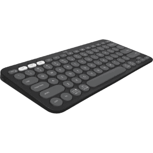 Logitech Pebble Keys 2 Wireless Keyboard | Customisable Shortcuts | Graphite | ‎K380