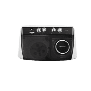 LG 9Kg 5 Star Washing Machine Spin 6.5Kg | Rust Free Body | Roller Jet Pulsator | P9041SGAZ | Grey