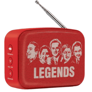 SAREGAMA Carvaan Mini Hindi Bluetooth Speaker | Sunset Red | SCM04