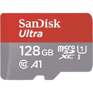 SanDisk Ultra microSD | UHS-I Card | 128GB | 120 MB/s