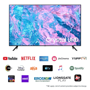 Samsung 4K Ultra HD Smart LED TV | 138 cm (55 inch) | UA55CU7700KLXL