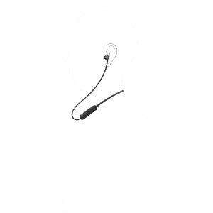 Sony Wireless in-Ear Headphones | WI-C310 | 15 Hours Battery Life | Black