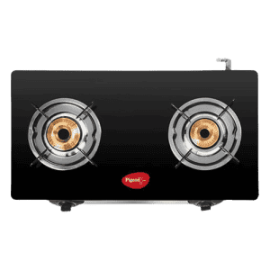 Pigeon Gas Stove 2 Burner | 14892 GT AYUSH | BLACK