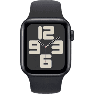 Apple Watch SE | GPS + Cellular 40mm Midnight Case & Midnight Sport Band | Midnight Strap