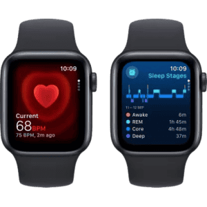Apple Watch SE | GPS + Cellular 40mm Midnight Case & Midnight Sport Band | Midnight Strap
