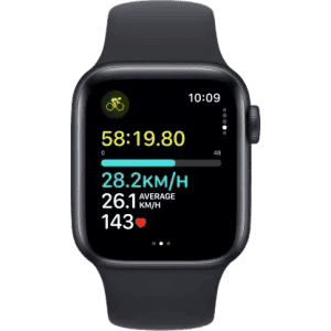 Apple Watch SE | GPS + Cellular 40mm Midnight Case & Midnight Sport Band | Midnight Strap
