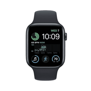 Apple Watch SE with Sports Band | 44mm Retina LTPO OLED Display |  Midnight Aluminium Case | MNPY3HN/A