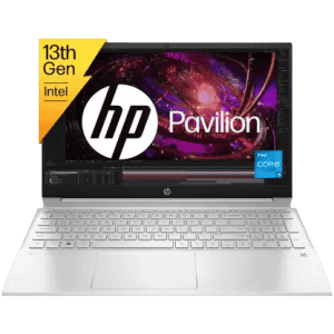 HP Pavilion Thin and Light Laptop | Intel Core i5 | 13th Gen | 1335U | 16 GB | 1 TB SSD | Windows 11 Home With MS Office | 15-EG3018TU | 15.6 Inch | 1.75 Kg | Natural Silver