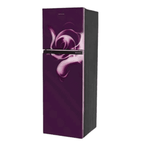 Kelvinator Frost Free KRF-B270PRV Purple Red | 252 Ltr | 3 Star Double Door Refrigerator