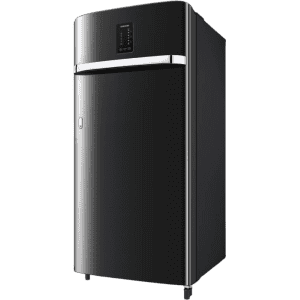 SAMSUNG 189 L Frost Free Single Door 4 Star Refrigerator  | Luxe Black | RR21C2E24BX/HL