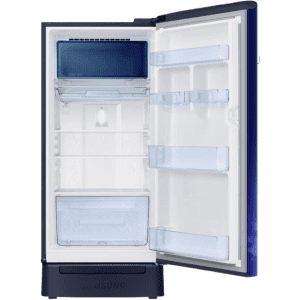 SAMSUNG 189 L Frost Free Single Door 4 Star Refrigerator | Hydrangea Blue | RR21C2F24HS/HL