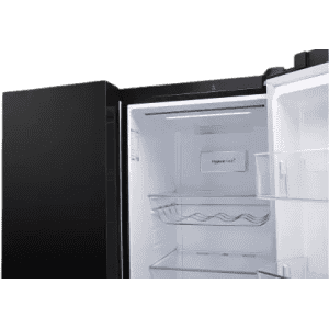 LG Frost Free Side by Side Refrigerator | GL-B257DBMX | 655 L | Black Glass