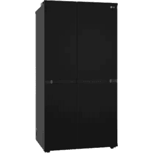 LG Frost Free Side by Side Refrigerator | GL-B257DBMX | 655 L | Black Glass