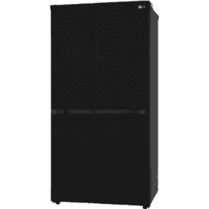 LG Frost Free Side by Side Refrigerator | GL-B257DBMX | 655 L | Black Glass