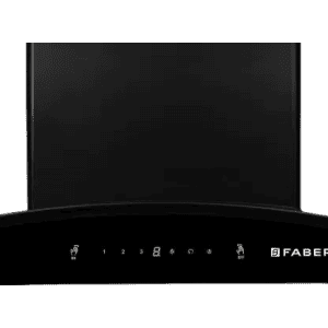 Faber HOOD SUNNY Wall Mounted Chimney | Black | HC SC BK 90