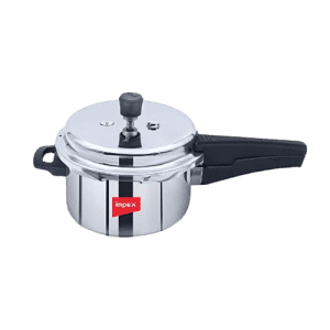 Impex EP Induction Base Stainless Steel Pressure Cooker | 2 L | Silver