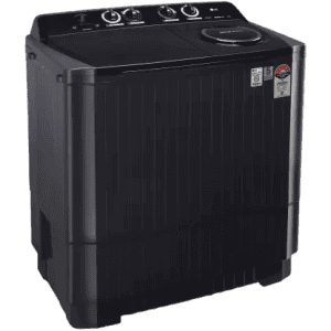 LG 11 kg with Roller Jet Pulsator Soak and Smart Filter Semi Automatic Top Load | P1155SKAZ | Black