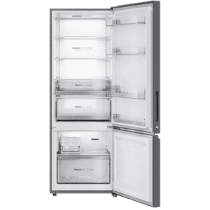 Haier  Refrigerator | HRB-3664PKG-E  | 346 L | Frost Free Double Door Bottom Mount 3 Star Refrigerator | BLACK GLASS